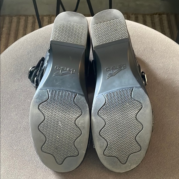 Dansko Sacha Black Comfort Sandal Women's 9.5/40 Euro Wedge Summer - Picture 9 of 9